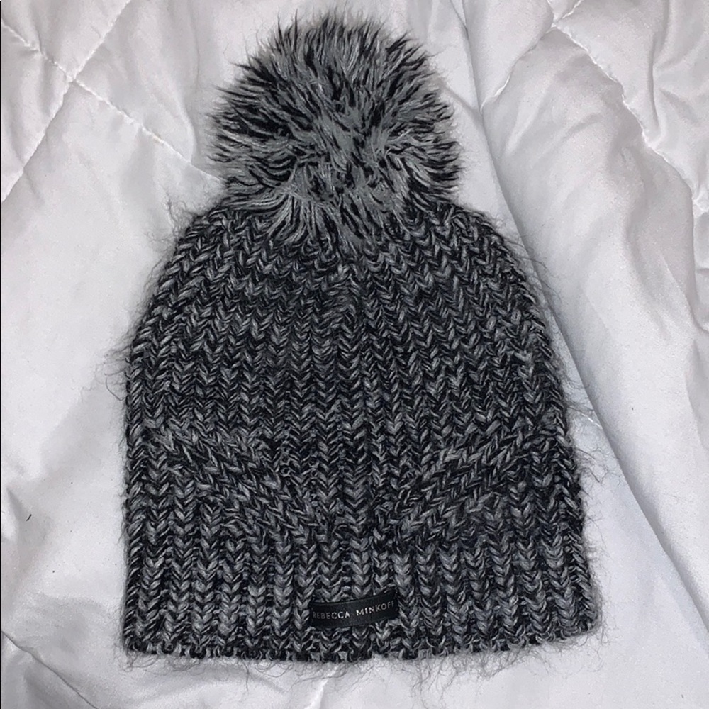 Rebecca Minkoff Beanie with Fur Top